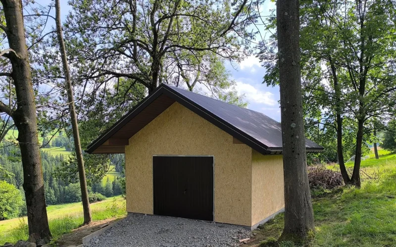 garaz z plyty osb budowa wkdecker podhale