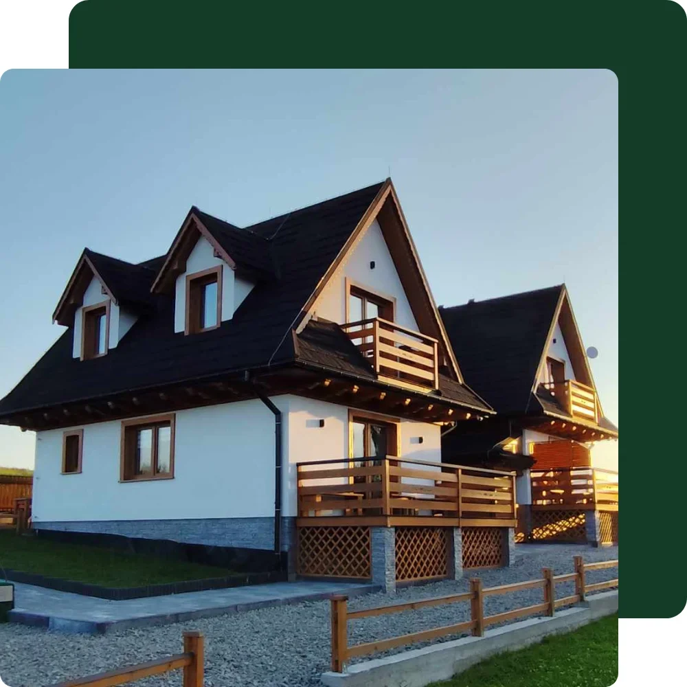 garaz drewniany domki janiolowy wierch zakopane