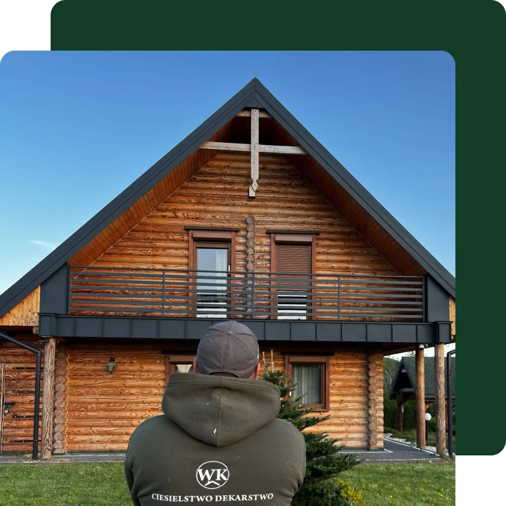 krycie dachu domki drewniane janiolowy wierch wkdecker